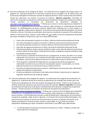 Instrucciones para Formulario A501-2710EXLIC Tradesman Exam &amp; License Application - Virginia (Spanish), Page 4