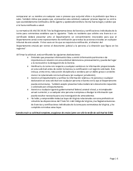 Instrucciones para Formulario A501-2710EXLIC Tradesman Exam &amp; License Application - Virginia (Spanish), Page 6