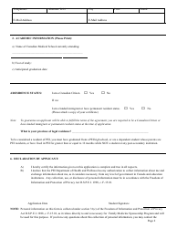 Application Form - Family Medicine Sponsorship Program - Prince Edward Island, Canada, Page 2