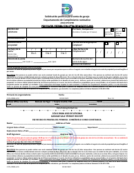 Document preview: Formulario CCS-FRM-420 Solicitud De Permiso Para Venta De Garaje - City of Dallas, Texas (Spanish)