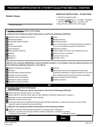 Written Certification for the Therapeutic Use of Cannabis - New Hampshire, Page 3