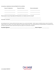 Infliximab Prior Authorization Request Form - Vermont, Page 2