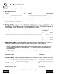 Document preview: Form 1B Beneficiary Designation - Mississippi