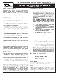 Form PTEA1099 Application for Manhattan Resident Parking Tax Exemption - New York City, Page 2