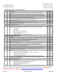 Form CDD-0224 New Buildings and Additions Submittal Checklist (Commercial) - City of Sacramento, California, Page 2