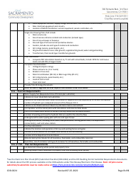 Form CDD-0224 New Buildings and Additions Submittal Checklist (Commercial) - City of Sacramento, California, Page 3