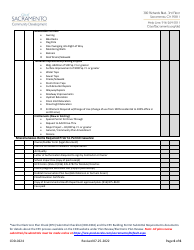 Form CDD-0224 New Buildings and Additions Submittal Checklist (Commercial) - City of Sacramento, California, Page 6