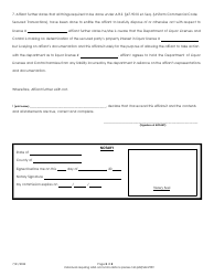 Non-judicial Foreclosure Affidavit - Arizona, Page 2