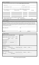 Application for Marked Gasoline and/or Marked Diesel Oil and Levy Exemption Permit for Aquaculturists - Prince Edward Island, Canada, Page 2