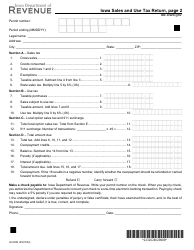Form 32-028 Iowa Sales and Use Tax Return - Iowa, Page 2