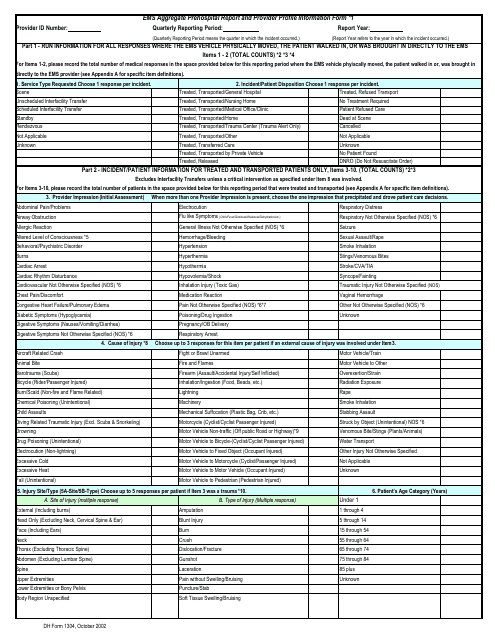 DH Form 1304  Printable Pdf