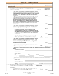 Form 202 Charitable Gaming Permit Amendment - Virginia, Page 2