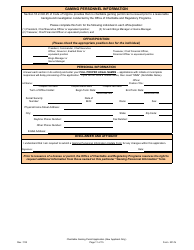 Form 201-N Charitable Gaming Permit Application (New Applicant Only) - Virginia, Page 11