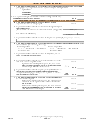 Form 201-R Charitable Gaming Permit Application (Renewal Applicant Only) - Virginia, Page 5