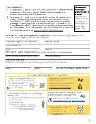 Formulario UCS-NPN Aviso Para Cita En El Tribunal - Alquiler Impago - New York (Spanish), Page 2