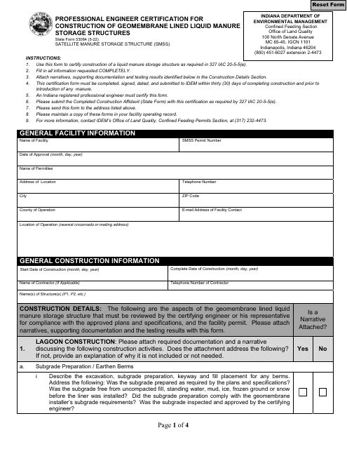 State Form 53084  Printable Pdf