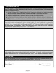 State Form 53081 Satellite Manure Storage Sturcture (Smss) Facility Change Notification - Indiana, Page 2