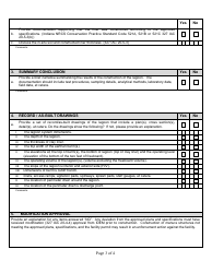 State Form 53085 Professional Engineer Certification Construction of Earthen Liquid Manure Storage Structures - Indiana, Page 3