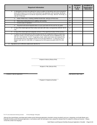 State Form 53088 Solid Waste Land Disposal Facilities Renewal Application Checklist - Indiana, Page 2