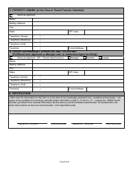 State Form 53082 Satellite Manure Storage Structure (Smss) Request for Permit Transfer - Indiana, Page 2