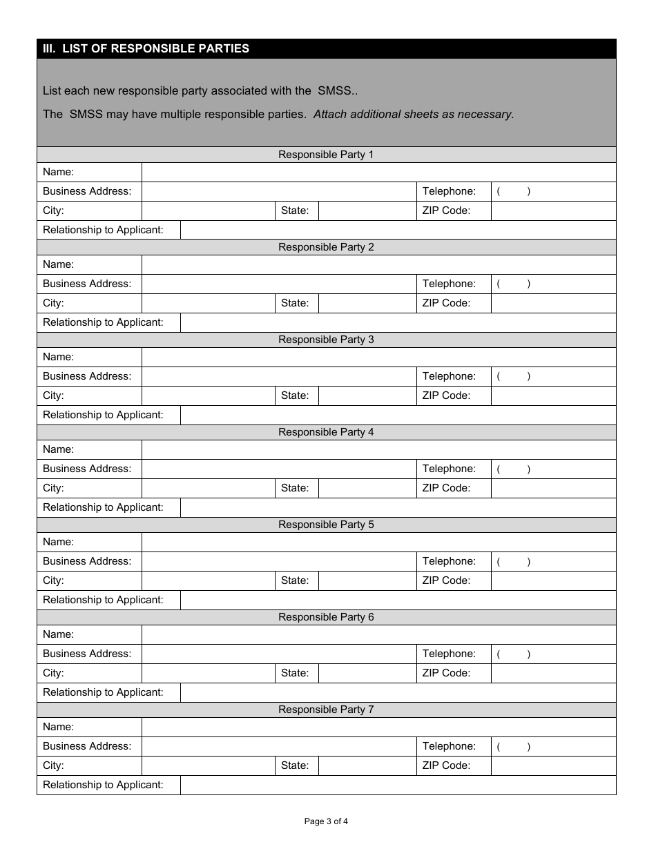 State Form 53082 Satellite Manure Storage Structure (Smss) Request for Permit Transfer - Indiana, Page 3
