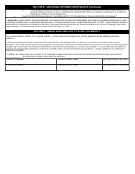 State Form 50393 Solid Waste Facility Permit Transfer Application - Indiana, Page 2
