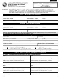 State Form 50387 Solid Waste Processing Facility Permit Renewal Application - Indiana