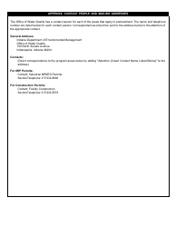 State Form 50271 Application for Industrial Wastewater Pretreatment (Iwp) Permit - Indiana, Page 12