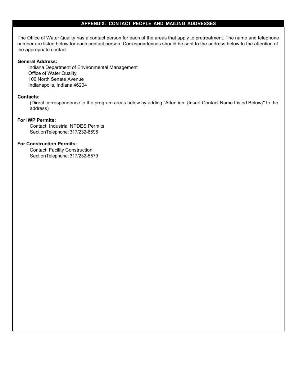State Form 50271 Application for Industrial Wastewater Pretreatment (Iwp) Permit - Indiana, Page 12