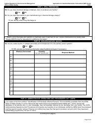 State Form 50271 Application for Industrial Wastewater Pretreatment (Iwp) Permit - Indiana, Page 8