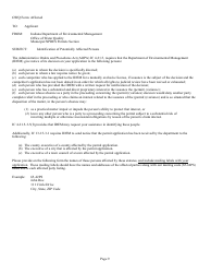 State Form 54924 National Pollutant Discharge Elimination System Semi Public and Minor Municipal Permit Application - Indiana, Page 9