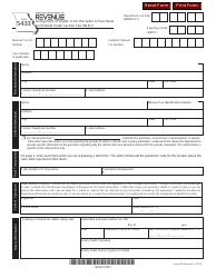 Form 5433 Assignment of Rights From the Seller to Purchaser for Refund Under Section 144.190.4(1) - Missouri