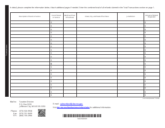 Form 5433 Assignment of Rights From the Seller to Purchaser for Refund Under Section 144.190.4(1) - Missouri, Page 2