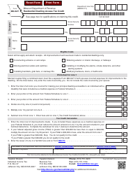 Document preview: Form MO-DAT Residential Dwelling Access Tax Credit - Missouri