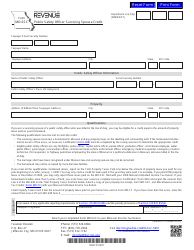 Document preview: Form MO-SSC Public Safety Officer Surviving Spouse Credit - Missouri
