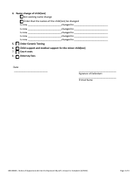 Form 400-00840 Notice of Appearance, Answer to the Complaint and Counterclaim - Vermont, Page 3