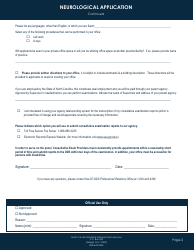 Neurological Application - North Carolina, Page 2