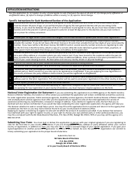 Form 01W North Carolina Voter Registration Application - Public Assistance Agencies - North Carolina, Page 2