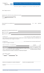 Document preview: Resolution Type Accompagnant La Convention D'aide Financiere - Programme D'aide Aux Infrastructures De Transport Actif (Veloce Iii) - Quebec, Canada