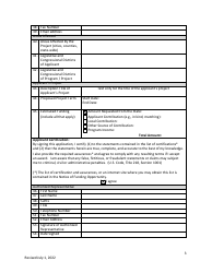 Application for State Grant Assistance - Illinois, Page 3
