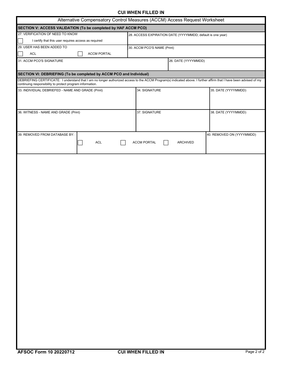 Afsoc Form 10 Fill Out Sign Online And Download Fillable Pdf Templateroller 8589