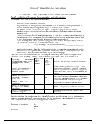 Residential Tax Abatement Multifamily Structure Application - City of Cleveland, Ohio, Page 5