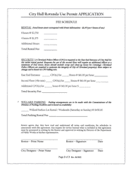 City Hall Rotunda Use Permit Application - City of Cleveland, Ohio, Page 3