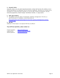 Instructions for Illinois Water Pollution Control Loan Program (Wpclp) Application Package - Illinois, Page 12