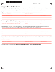 Form ABT Application for Abatement - Massachusetts, Page 2