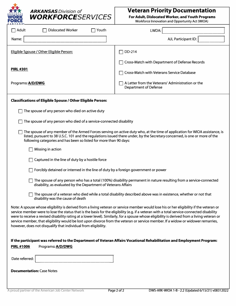 Form 22 Fill Out Sign Online And Download Fillable Pdf Arkansas Templateroller 5304