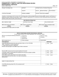 Document preview: Form CEM-2417 Commercially Useful Function Monitoring Review Professional Services - California