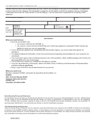 Form SC8857 Request for Innocent Spouse Relief - South Carolina, Page 4