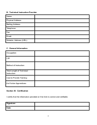 Adws Registered Apprenticeship Fillable Form - Arkansas, Page 2