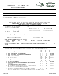 Document preview: Form 85-16-5-10B Environmental Assessment Form - New York